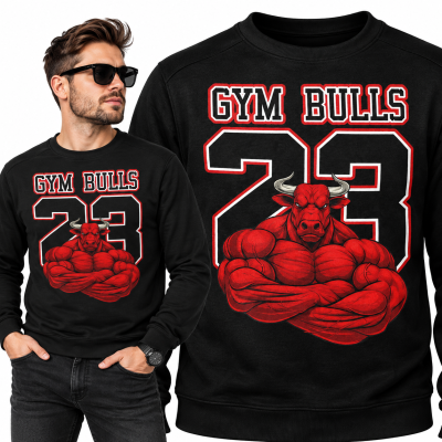 BLUZA ŚMIESZNA GYM BULLS